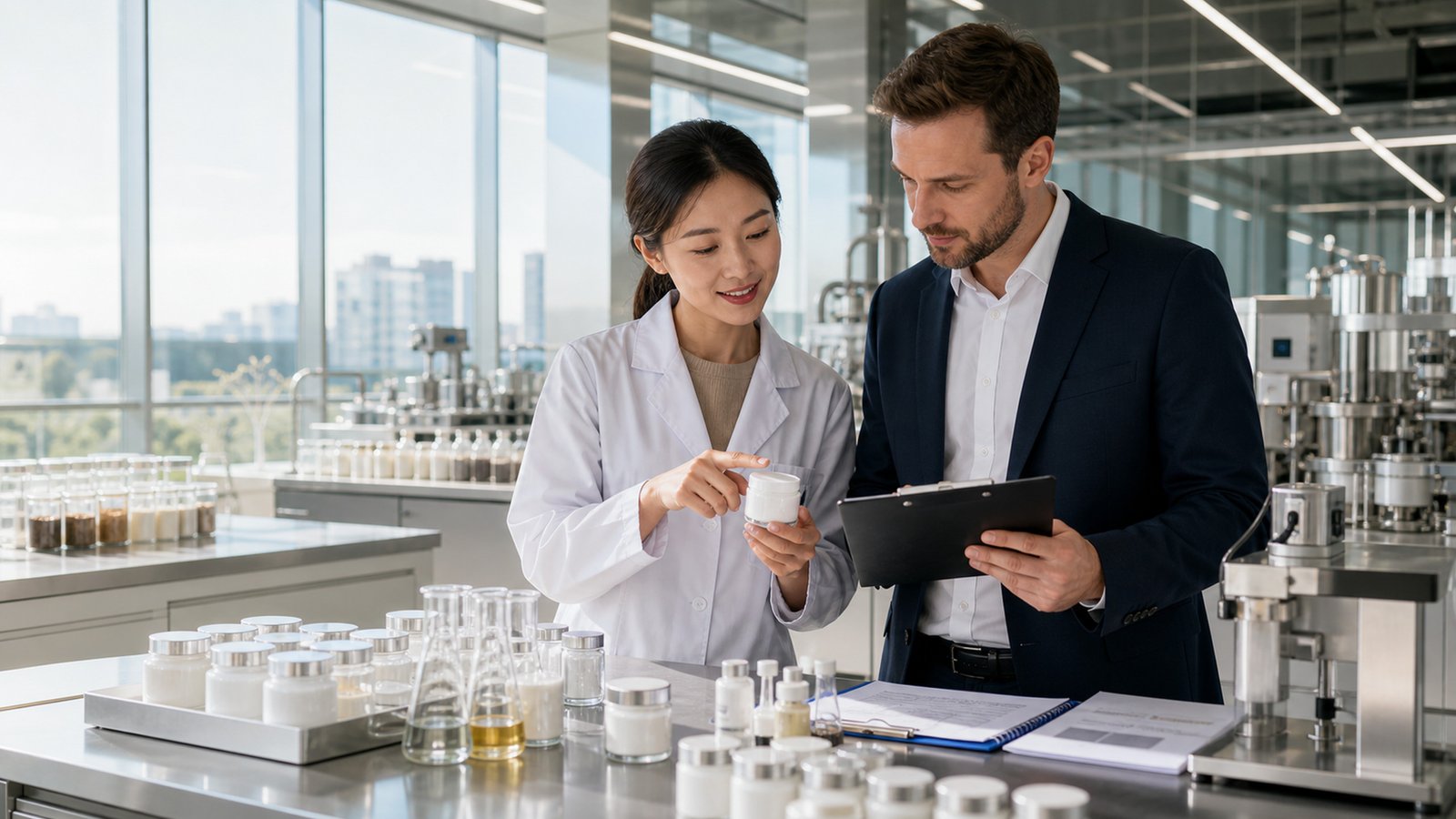 Cosmetic formula stability testing before a China production run