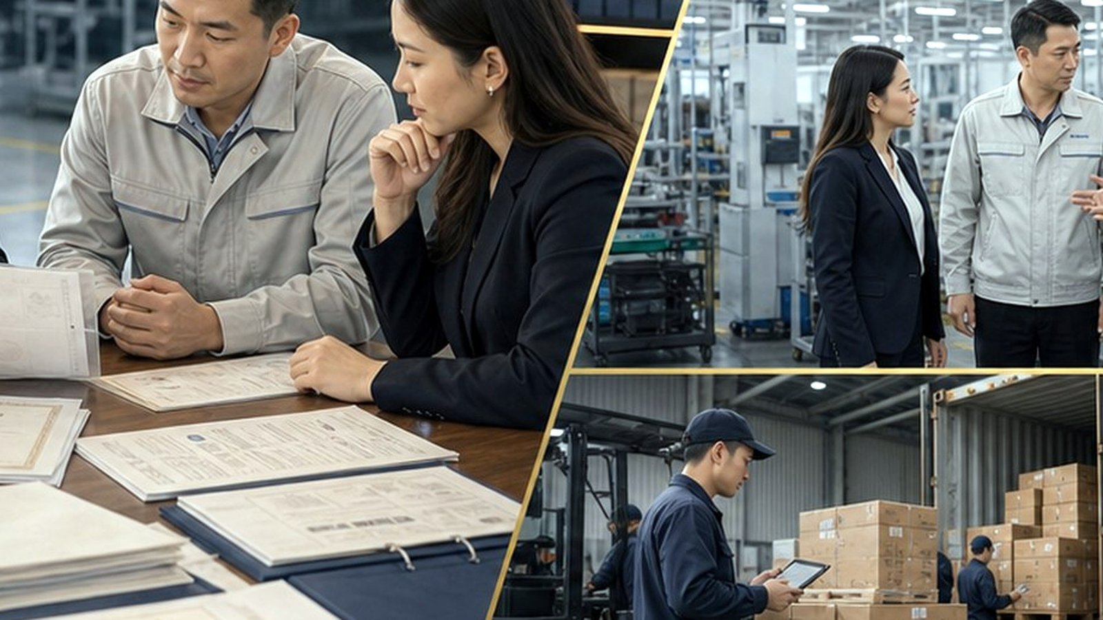 Supplier Verification Checklist hero image detailed sourcing coordination scene