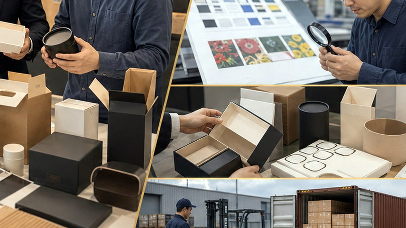 China Sourcing Support for Packaging Buyers hero image detailed sourcing coordination scene