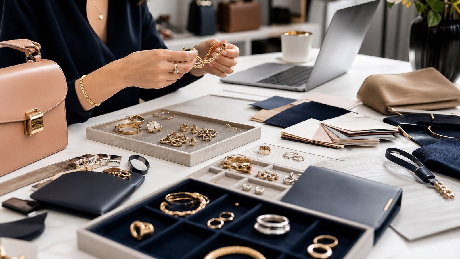 Jewelry and fashion accessories samples reviewed for quality and sourcing
