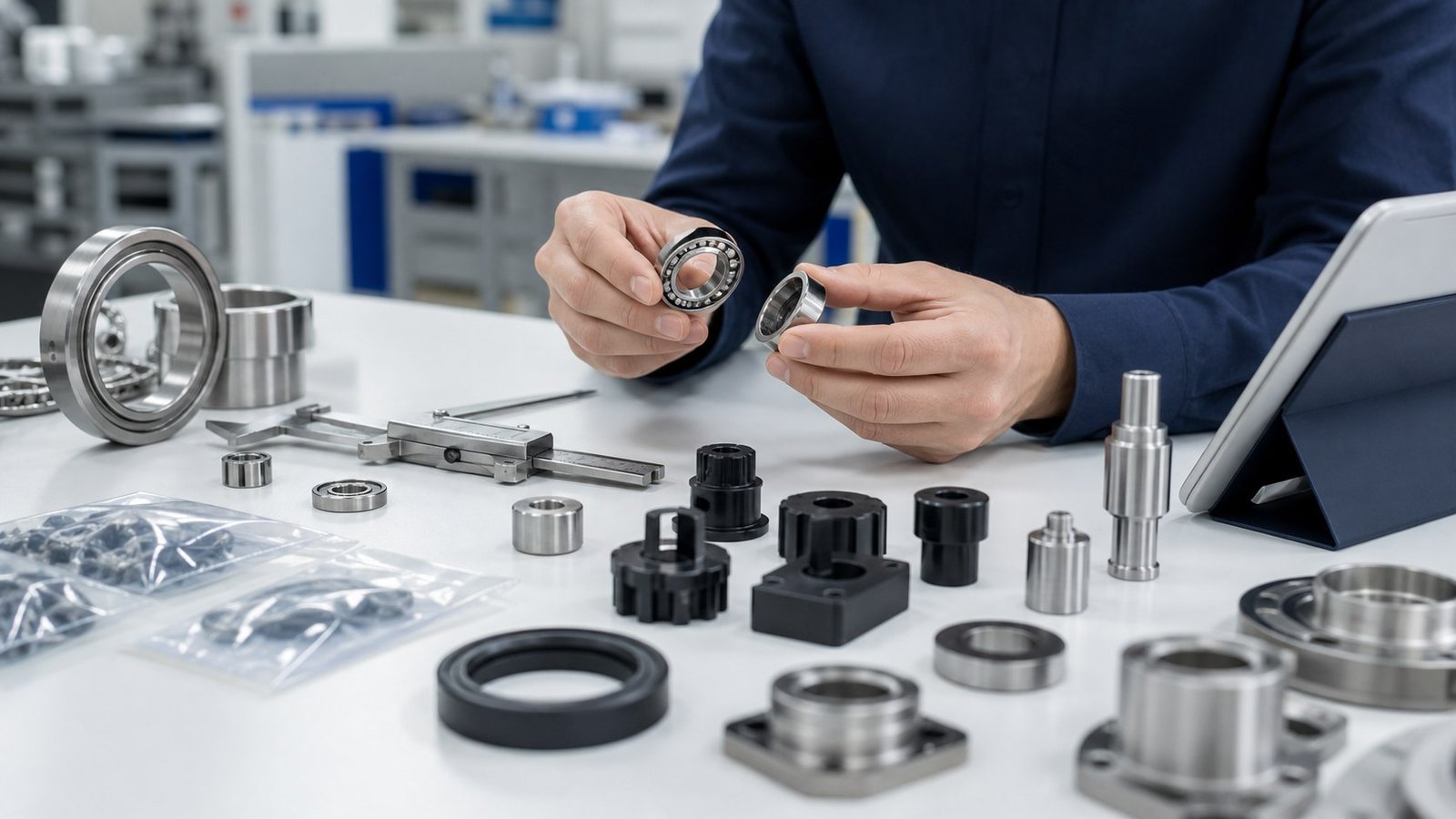 Spare parts and precision components quality review for sourcing