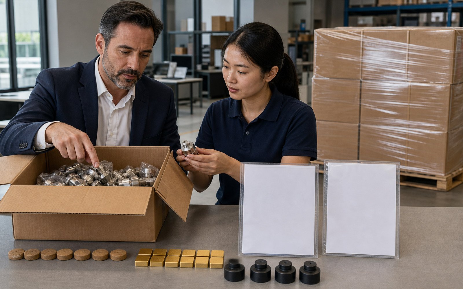 Commercial invoice and packing list compared with cartons and shipment marks