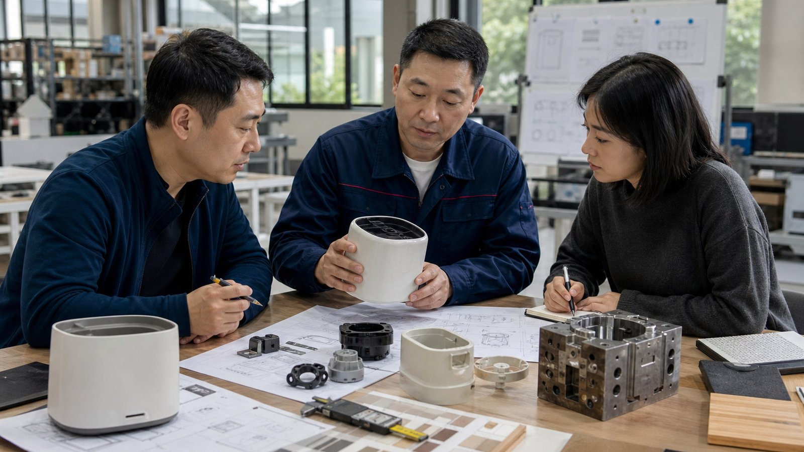 OEM and ODM prototypes reviewed with drawings, samples, and tooling details
