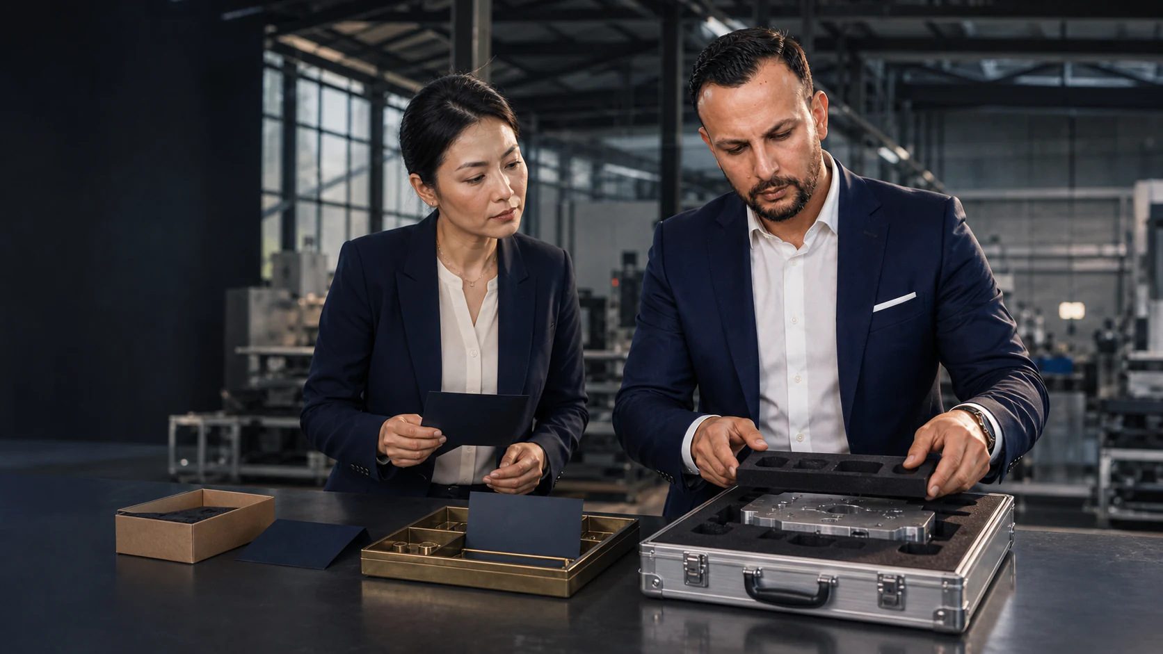A mid-production inspection tied to a payment milestone