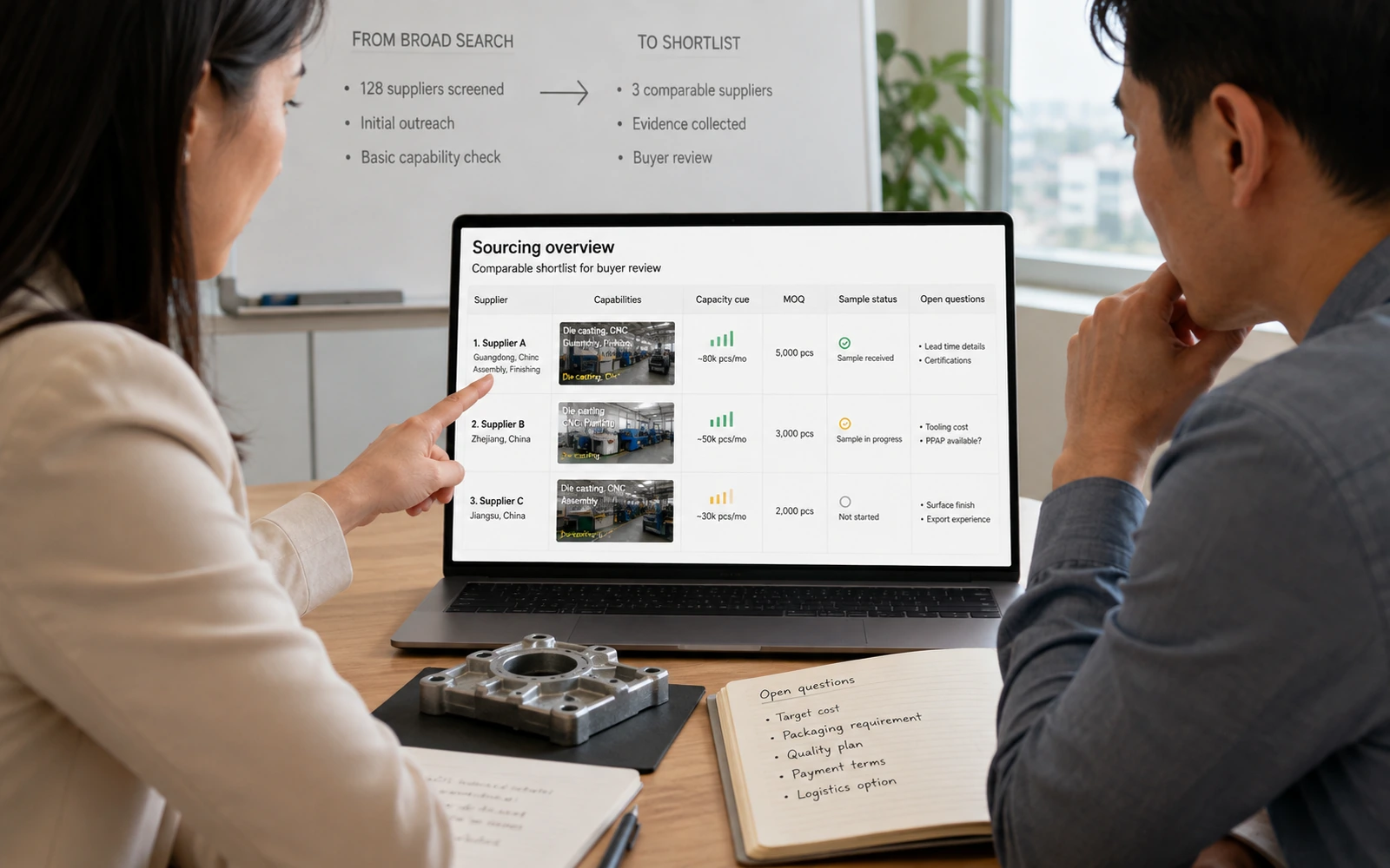 Sourcing project scope and planning overview