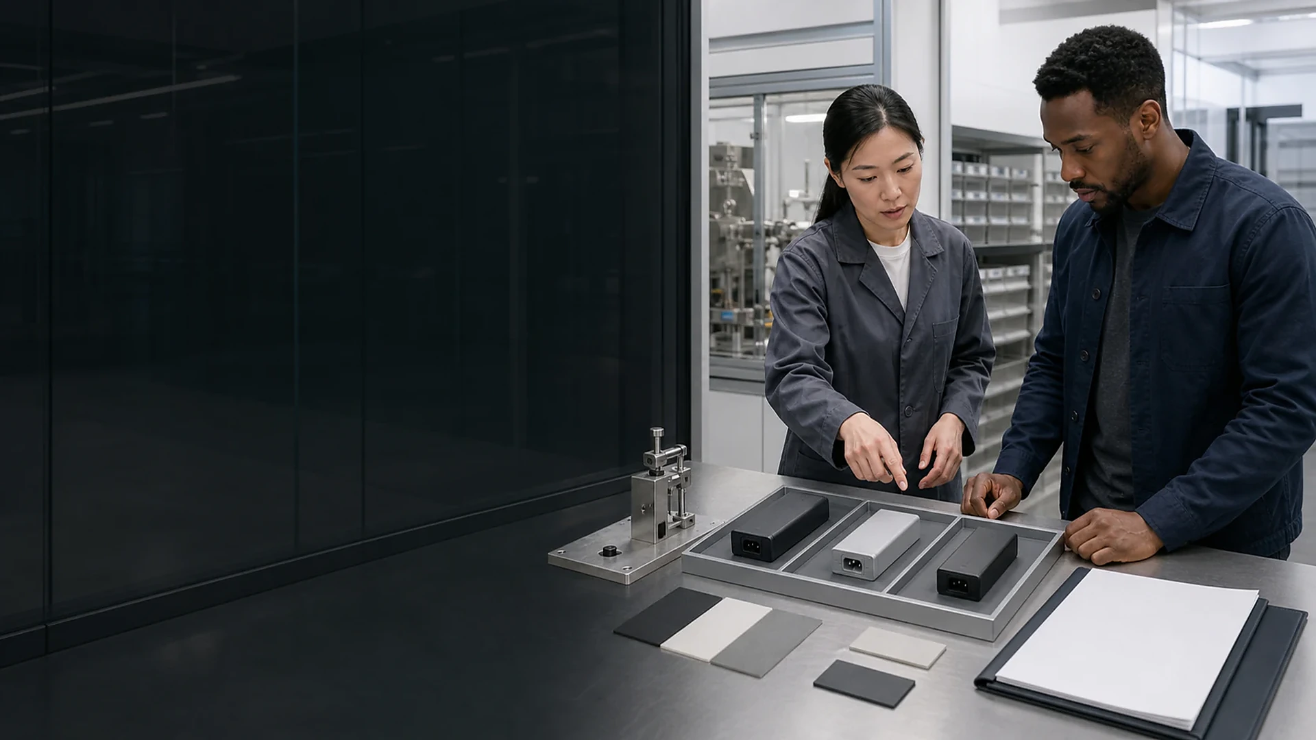 Sourcing illustration for electronics testing and compliance documentation