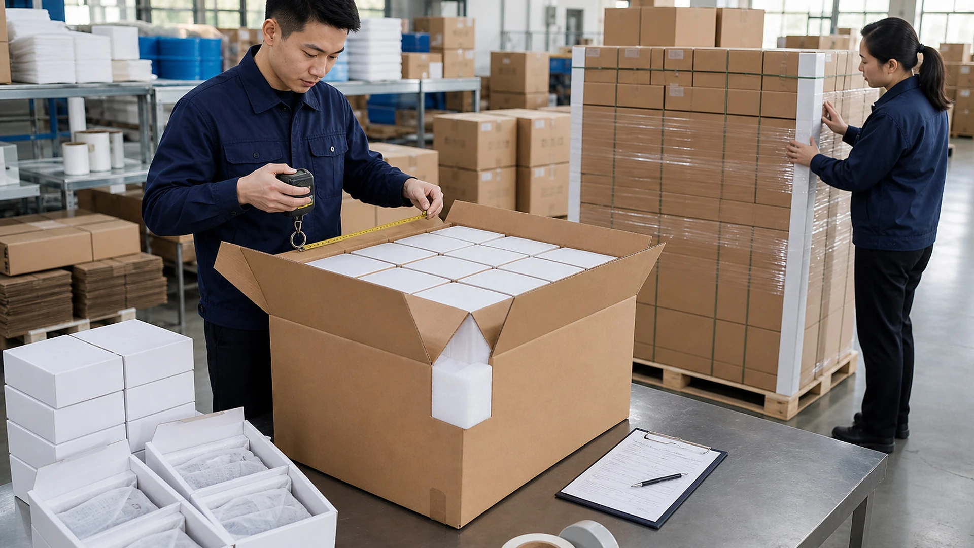 consumer goods shipping card for Source consumer goods with product, packaging , and supplier details organized.