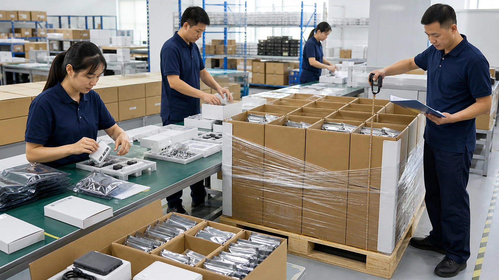 electronics accessories shipping card for Source electronics with specifications, documents, and inspection details organized.