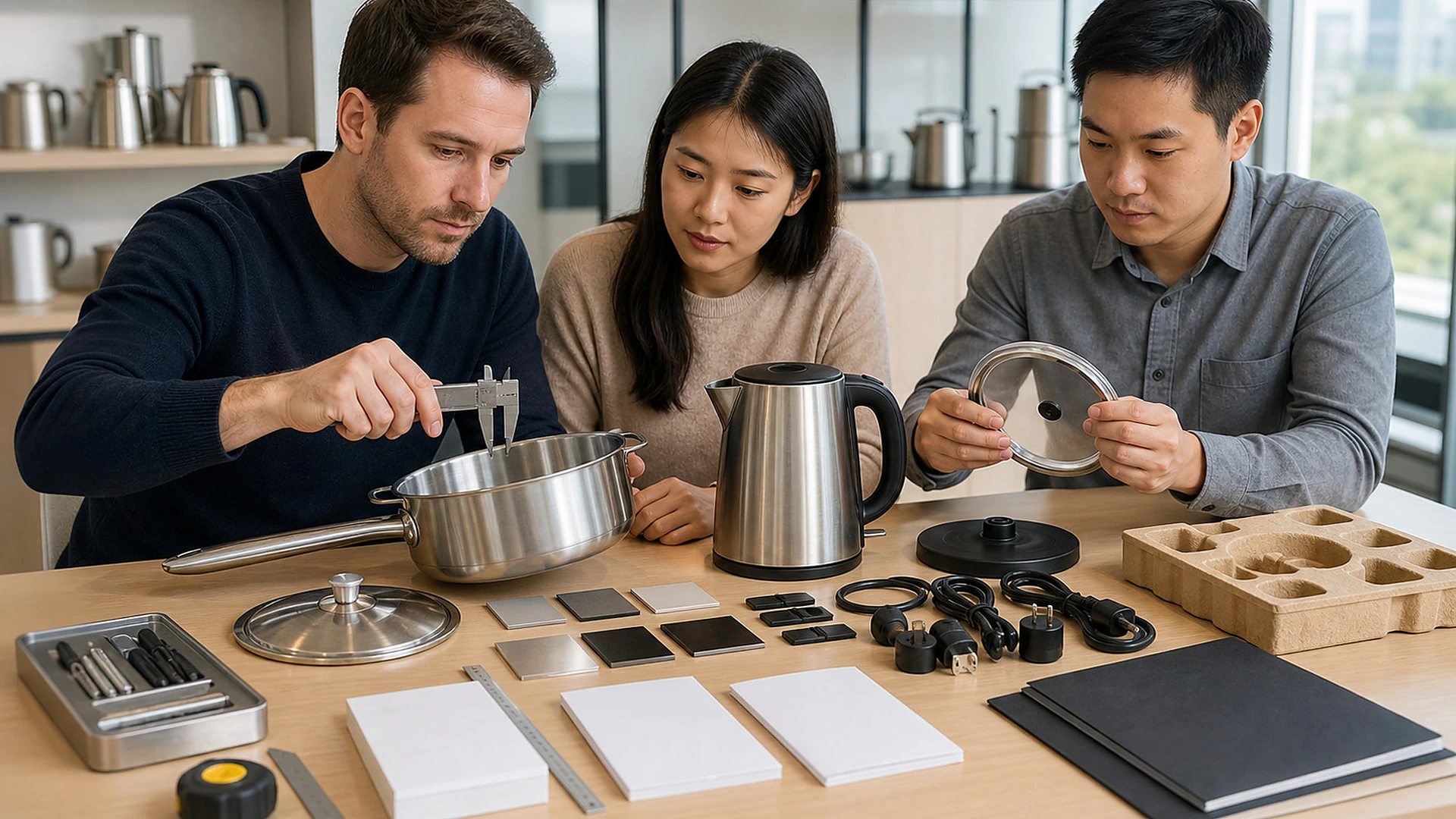 kitchenware appliances buyer preparation card for Source kitchenware and small appliances with materials, samples, documents, inspection, and packing organized.