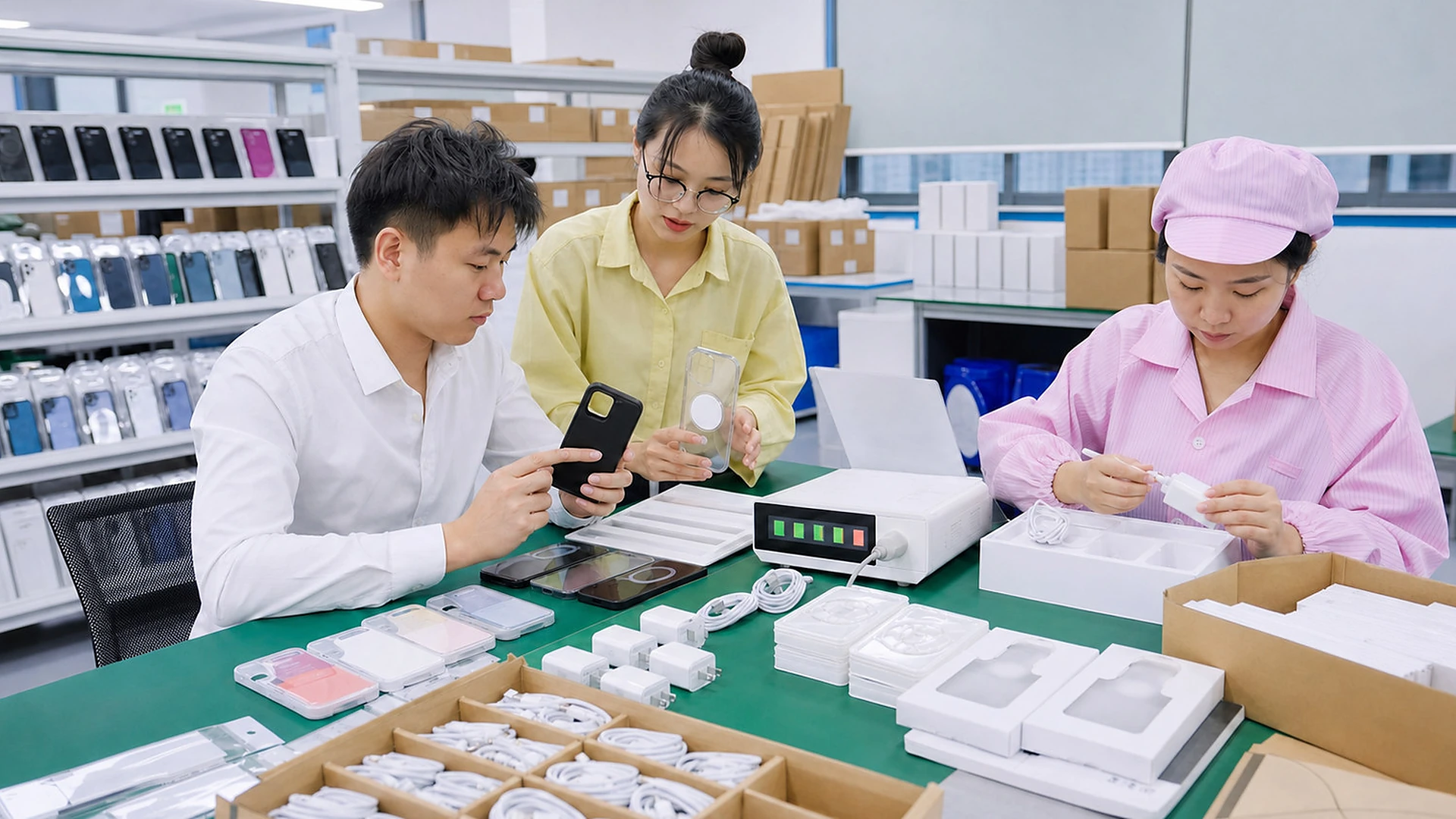 mobile accessories inspection packing for Source mobile accessories with compatibility, packaging, and inspection details organized.