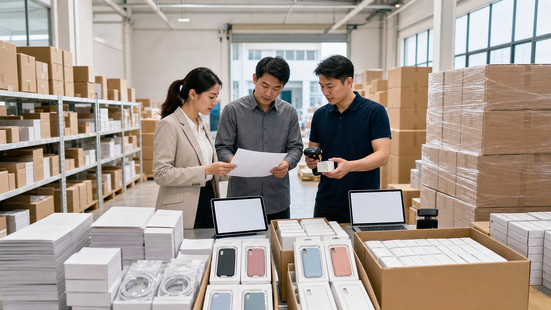 mobile accessories shipping preparation for Source mobile accessories with compatibility, packaging, and inspection details organized.