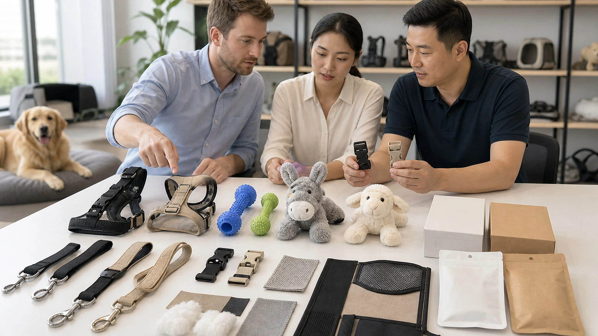 pet products supplier comparison editorial for Source pet products with materials, durability, packaging, and inspection details organized.