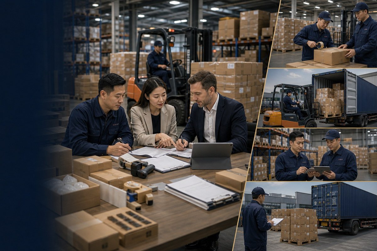 Shipping Coordination Process page image for LIFA Global Trade sourcing support