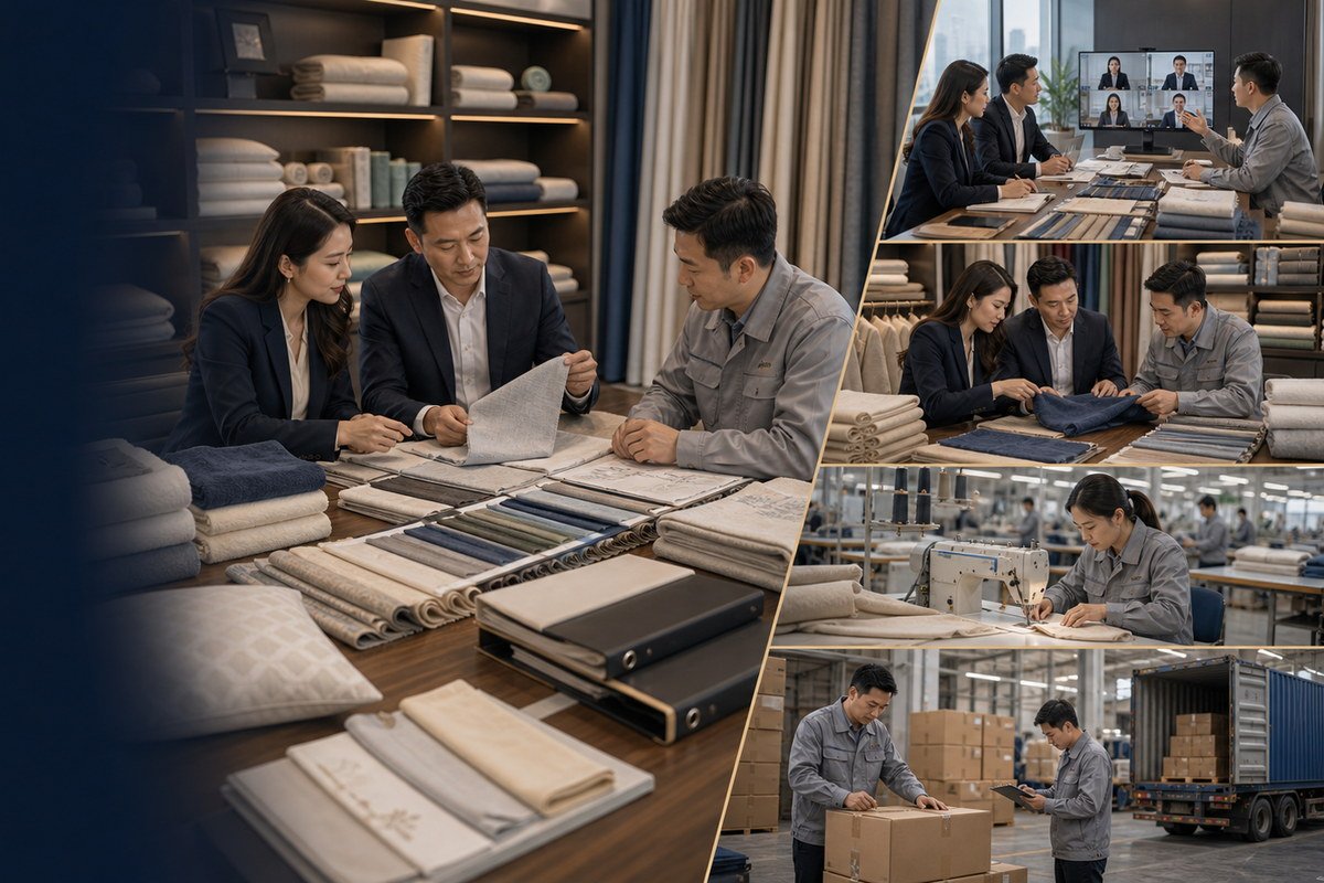 Home textiles and bedding products sourcing from China