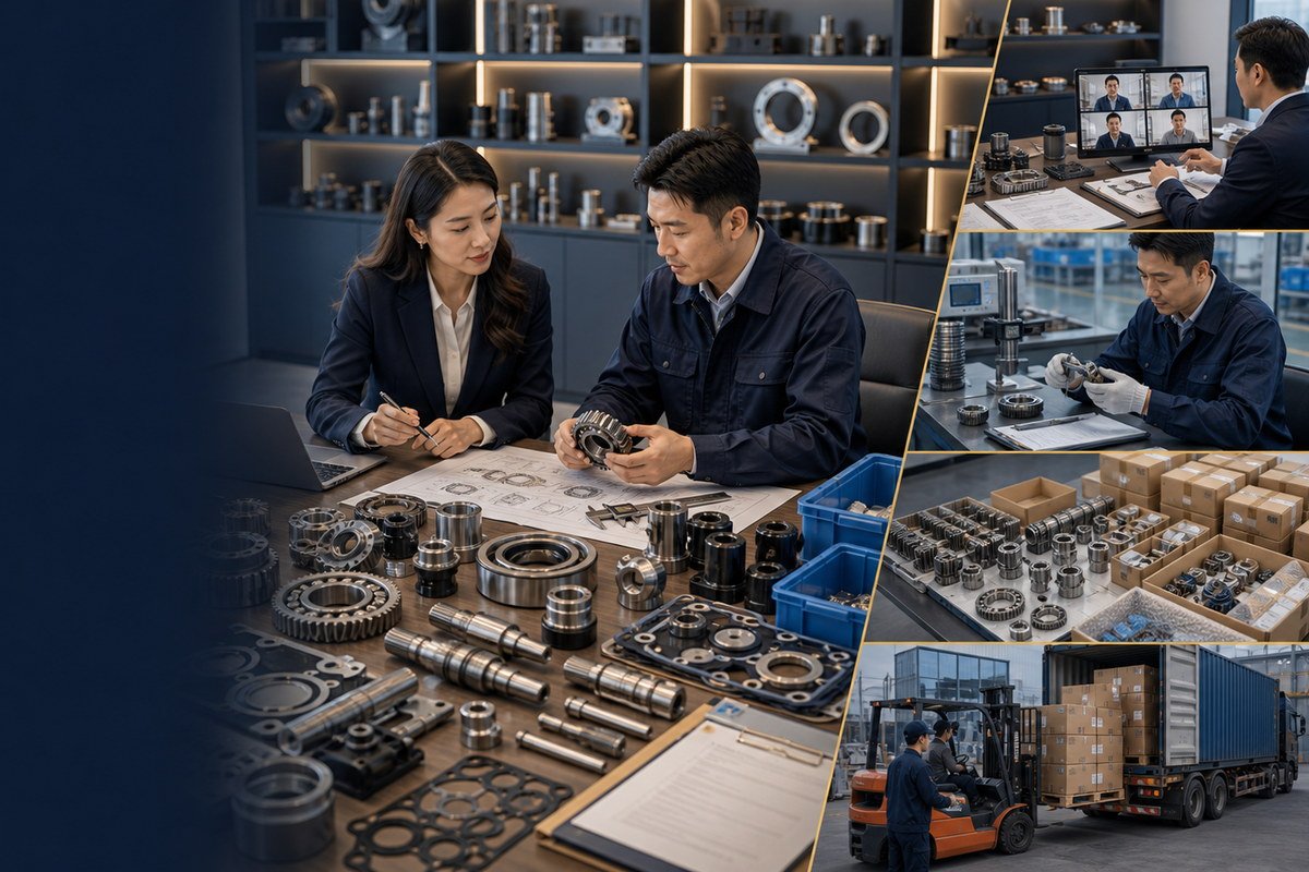 Industrial spare parts and components sourcing from China