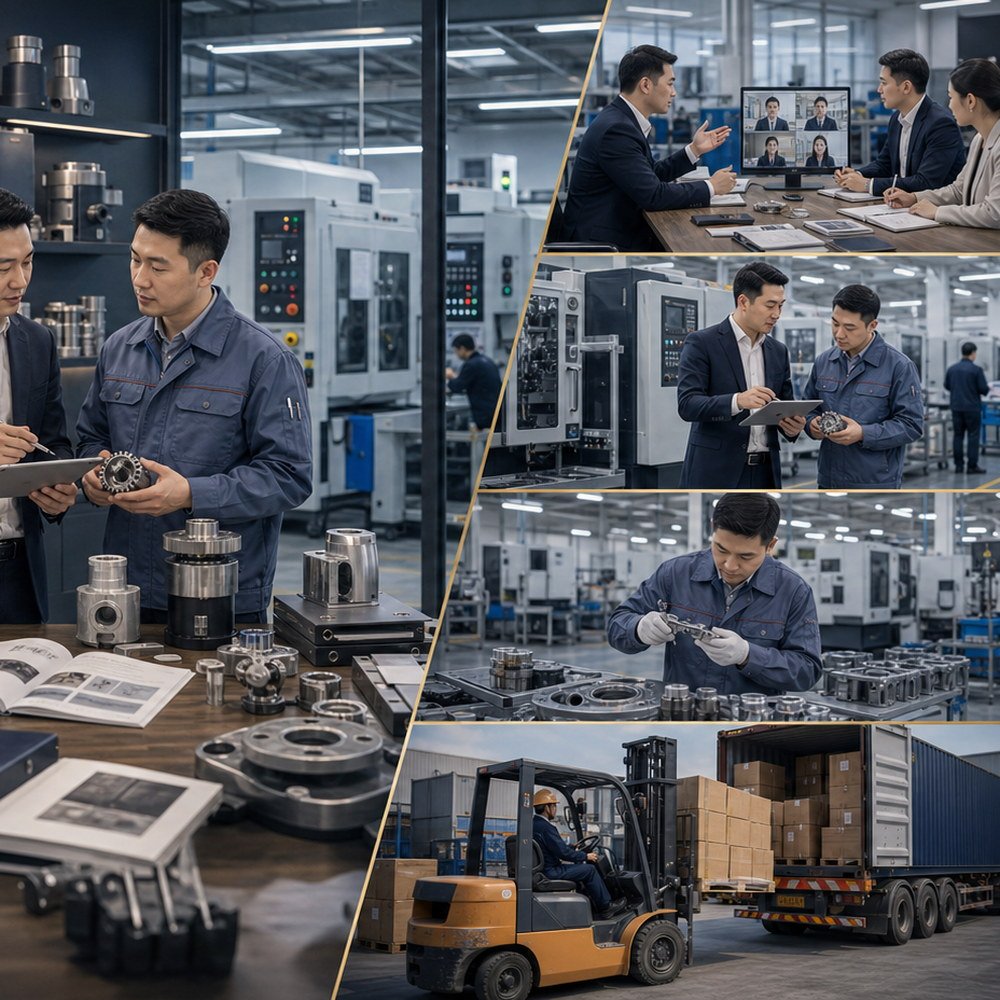 Machinery supplier communication and technical requirements review