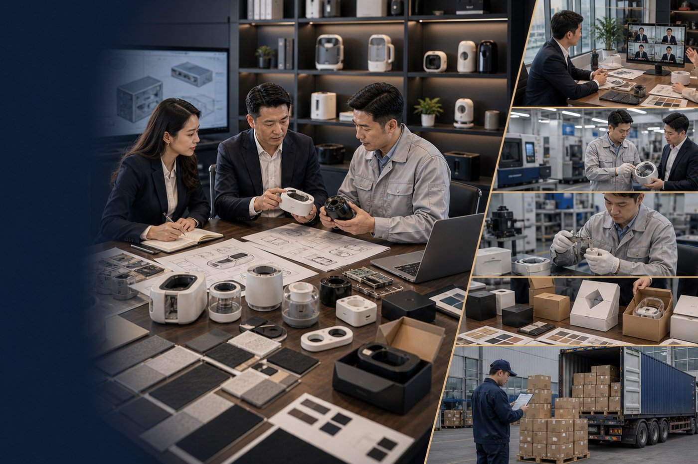 OEM and ODM product development overview with samples, drawings, and supplier capability notes