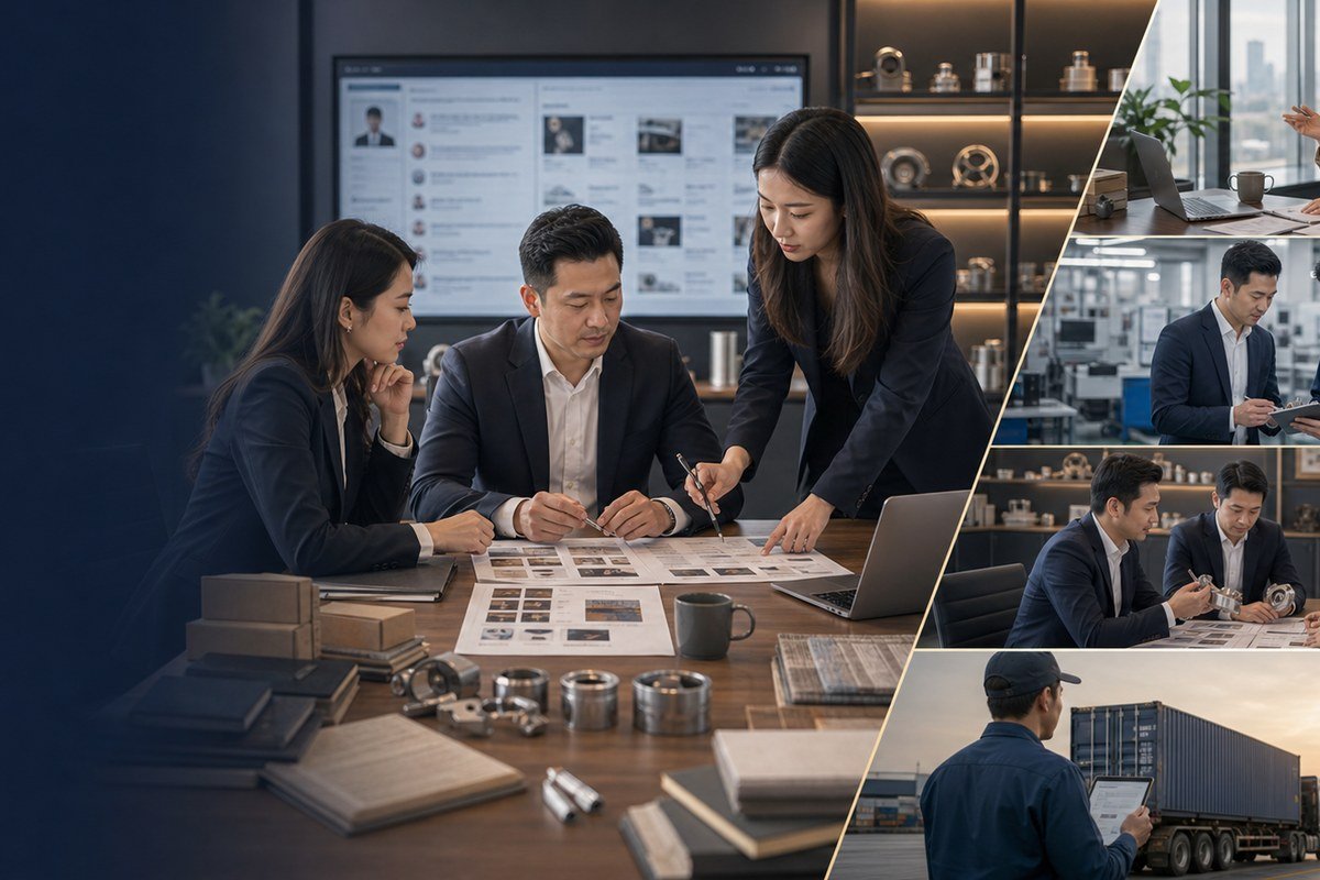 Supplier search shortlist review with factory profiles and product samples in China