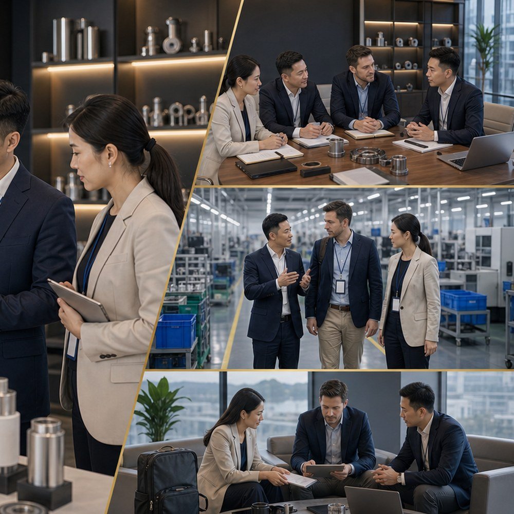 Supplier meeting communication and interpretation during a China sourcing visit
