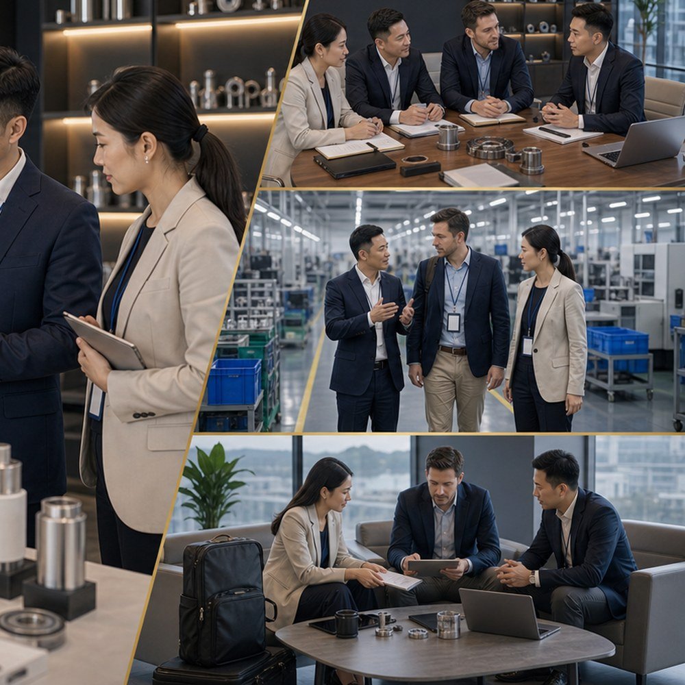 Post-visit sourcing follow-up notes after China supplier meetings