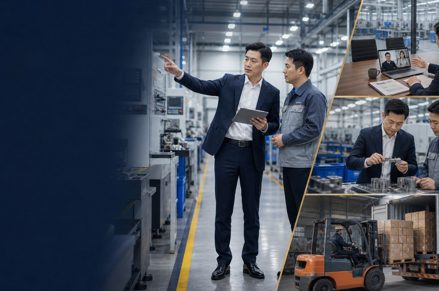 Factory verification overview with production capacity notes and sourcing documents
