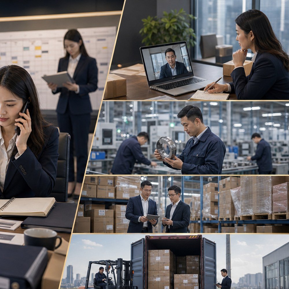 Procurement coordination supplier communication and order detail follow-up