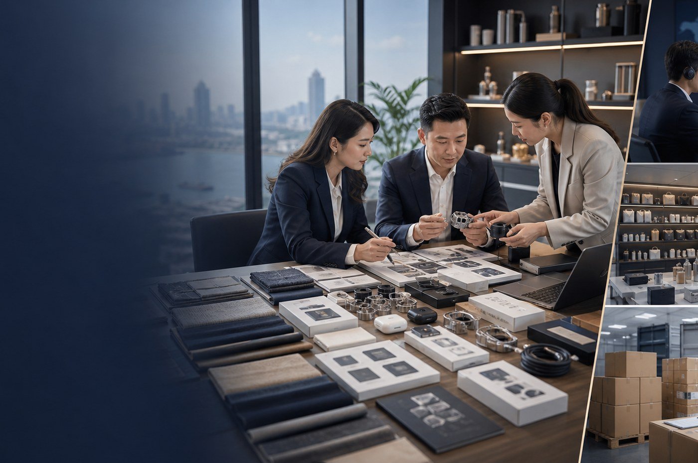 China product sourcing overview with buyer brief, supplier notes, and product samples