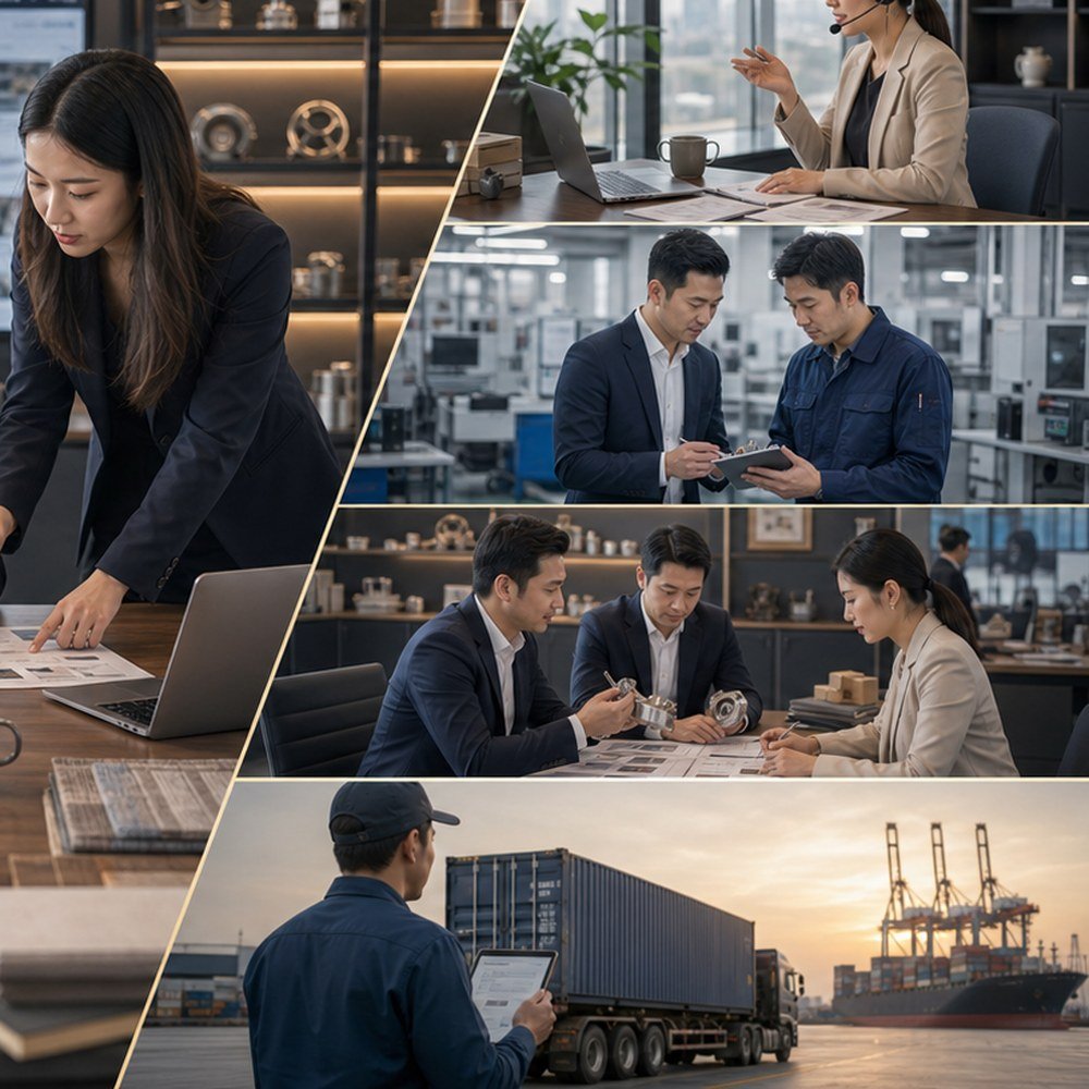 Supplier search next-step planning with shipping and packaging preparation notes